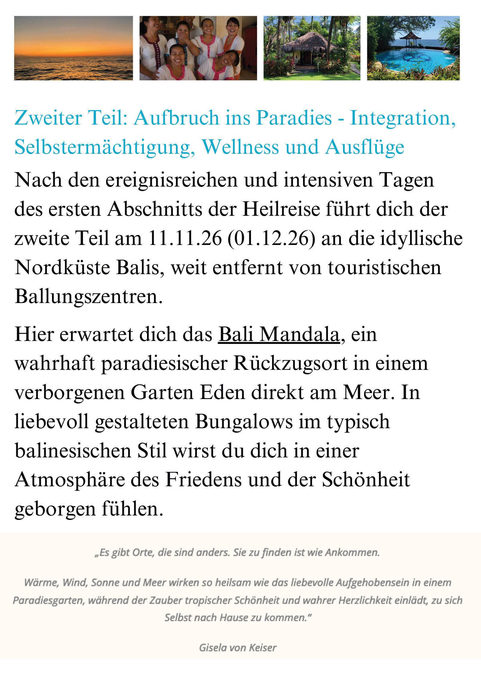 Jürgen Jud - Heilreise nach Bali