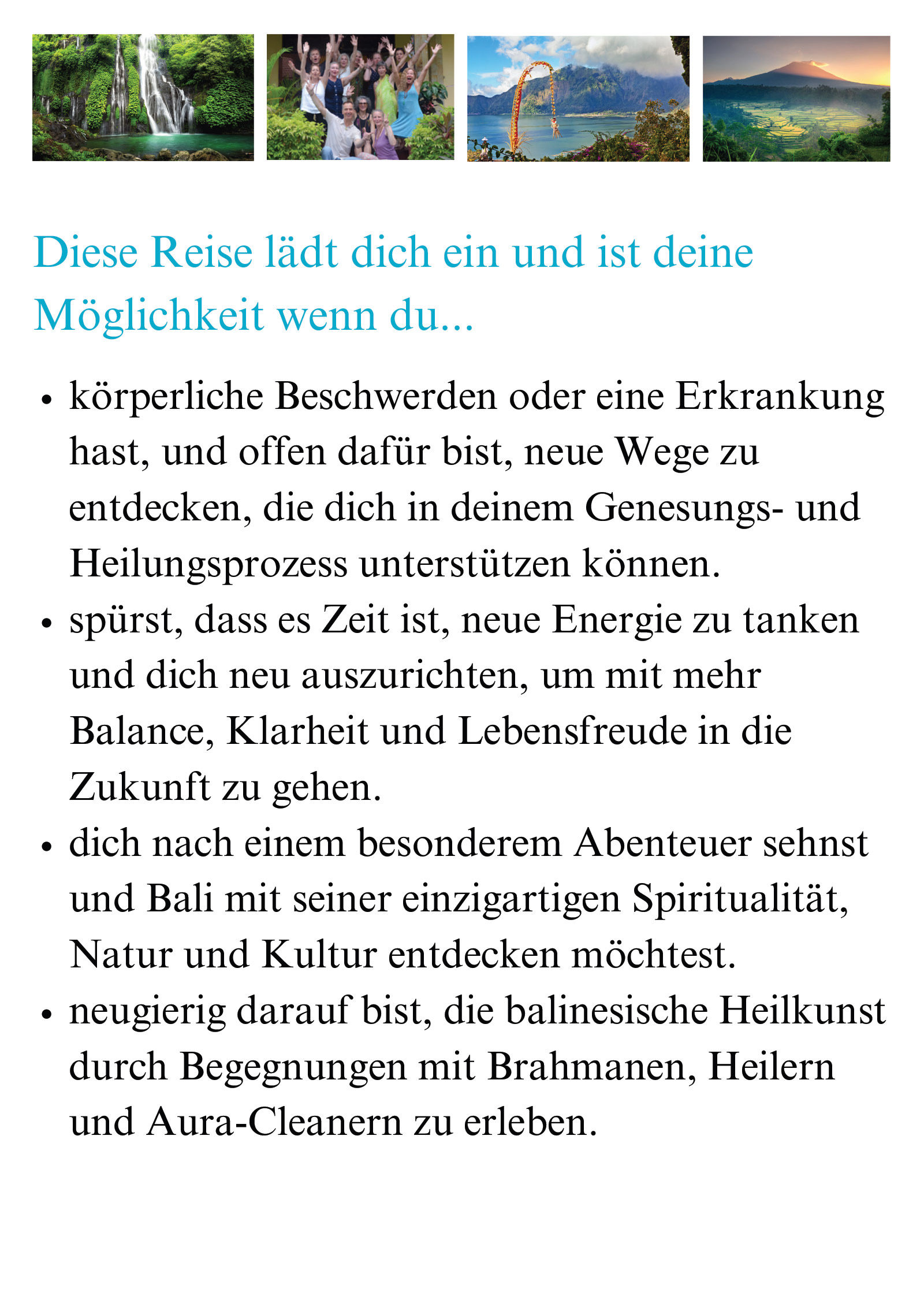 Jürgen Jud - Heilreise nach Bali