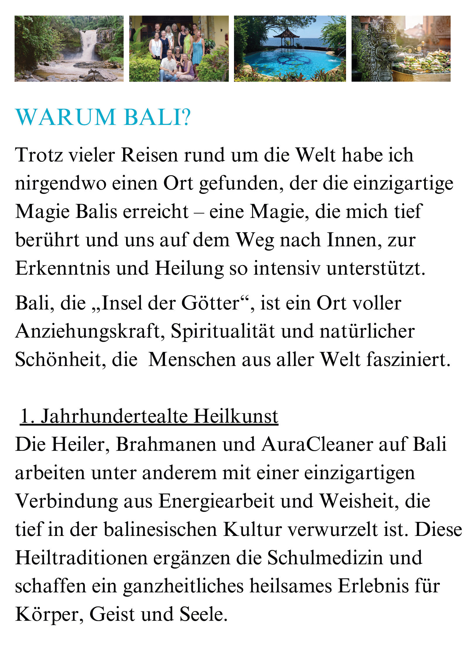 Jürgen Jud - Heilreise nach Bali