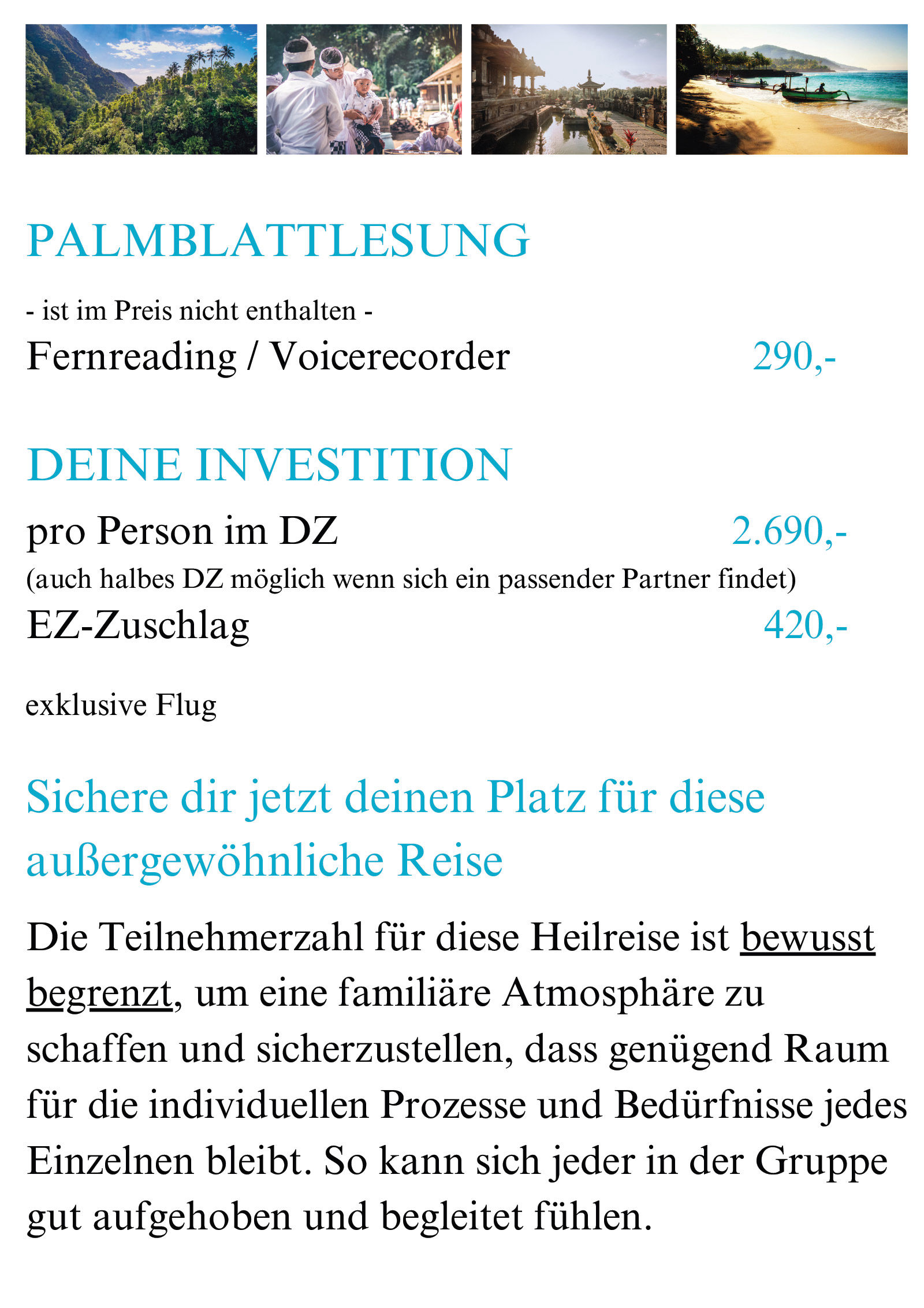 Jürgen Jud - Heilreise nach Bali