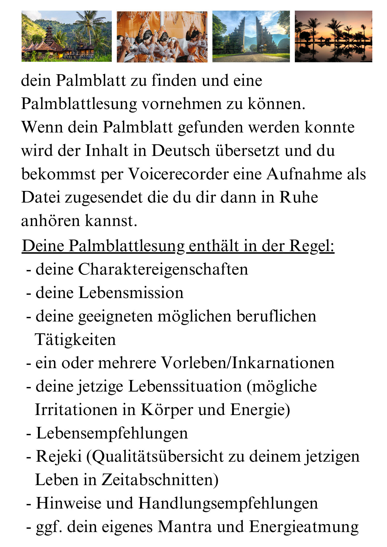 Jürgen Jud - Heilreise nach Bali
