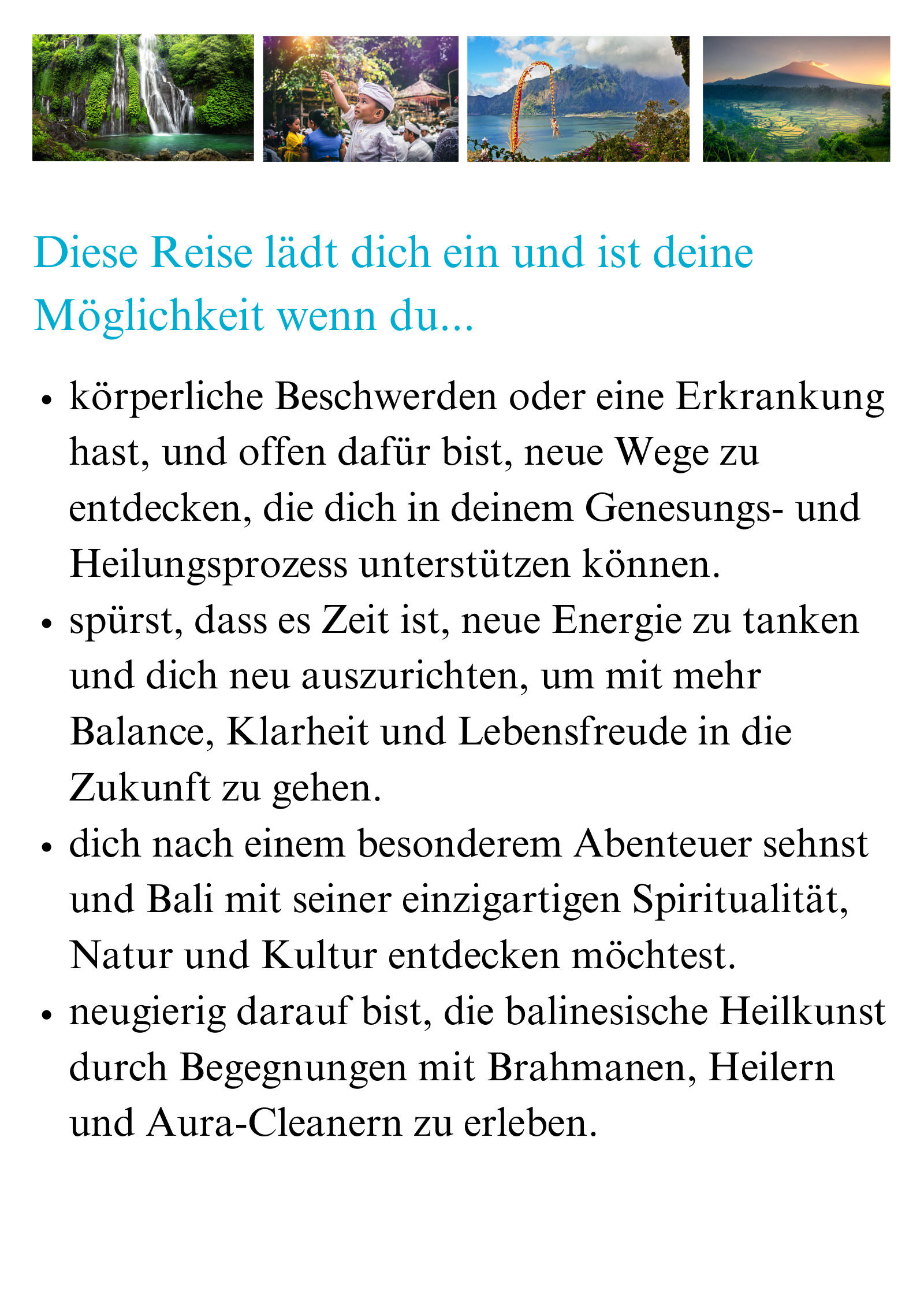 Jürgen Jud - Heilreise nach Bali